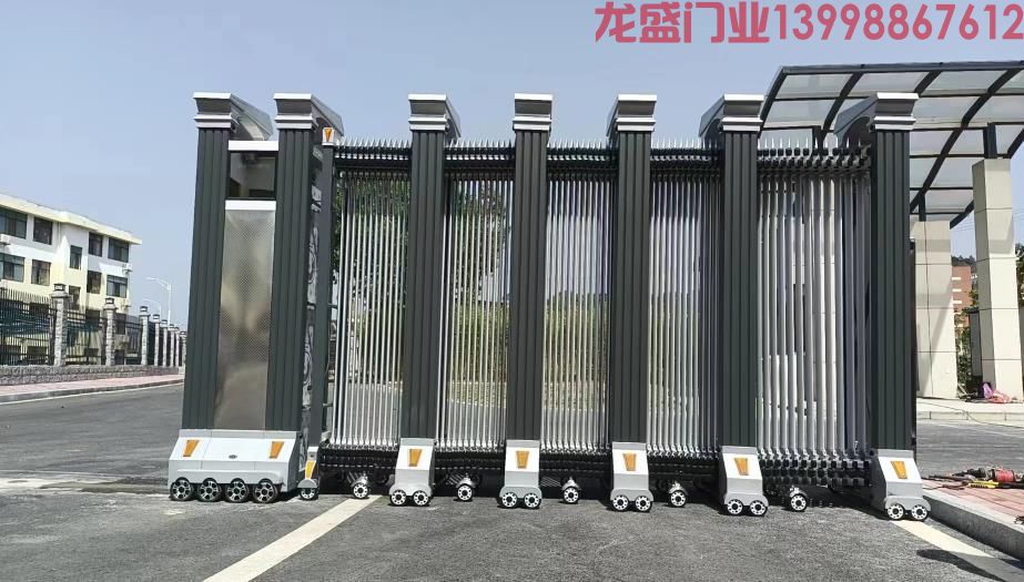 加高伸縮門(mén)2米伸縮門(mén)定制